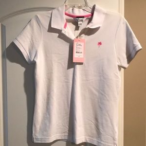 Lilly Pulitzer White Polo